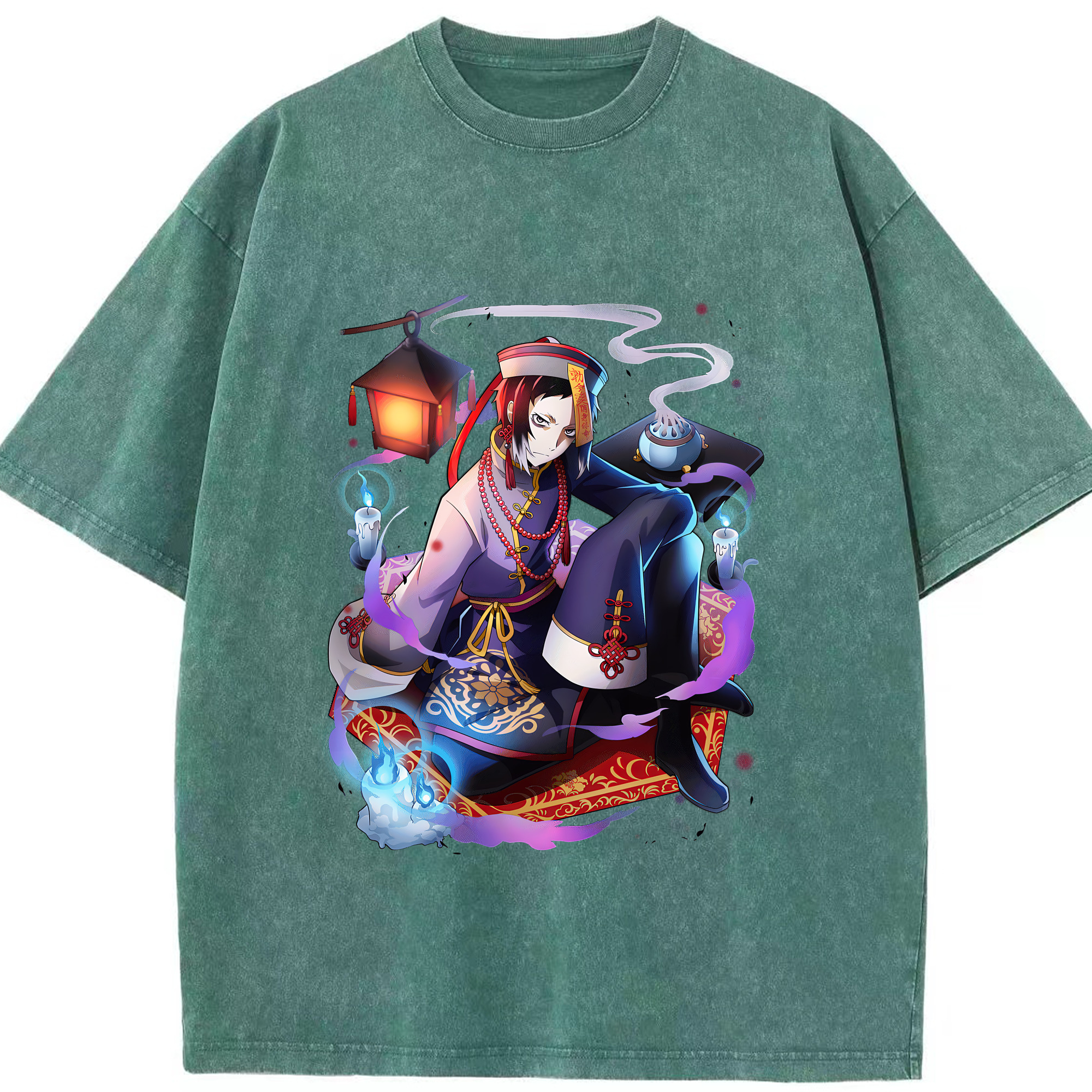 （画像用） 文豪ストレイドッグス Bungo Stray Dogs 綿100% ヴィンテージ風 半袖Tシャツ（フロントプリント）